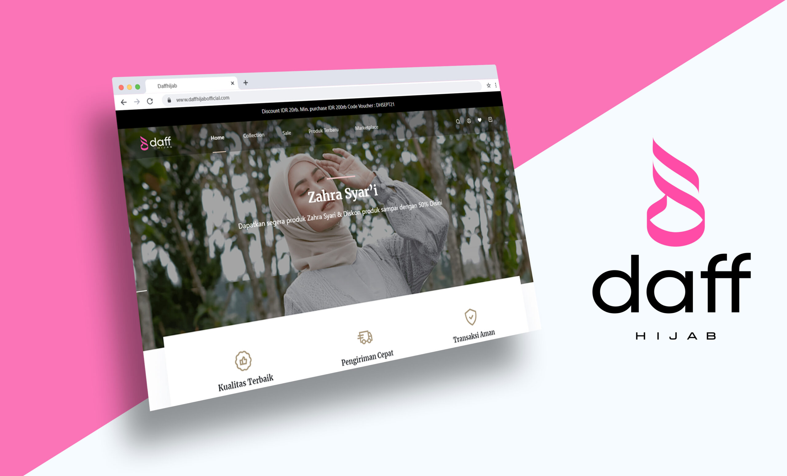 web design Daff Hijab