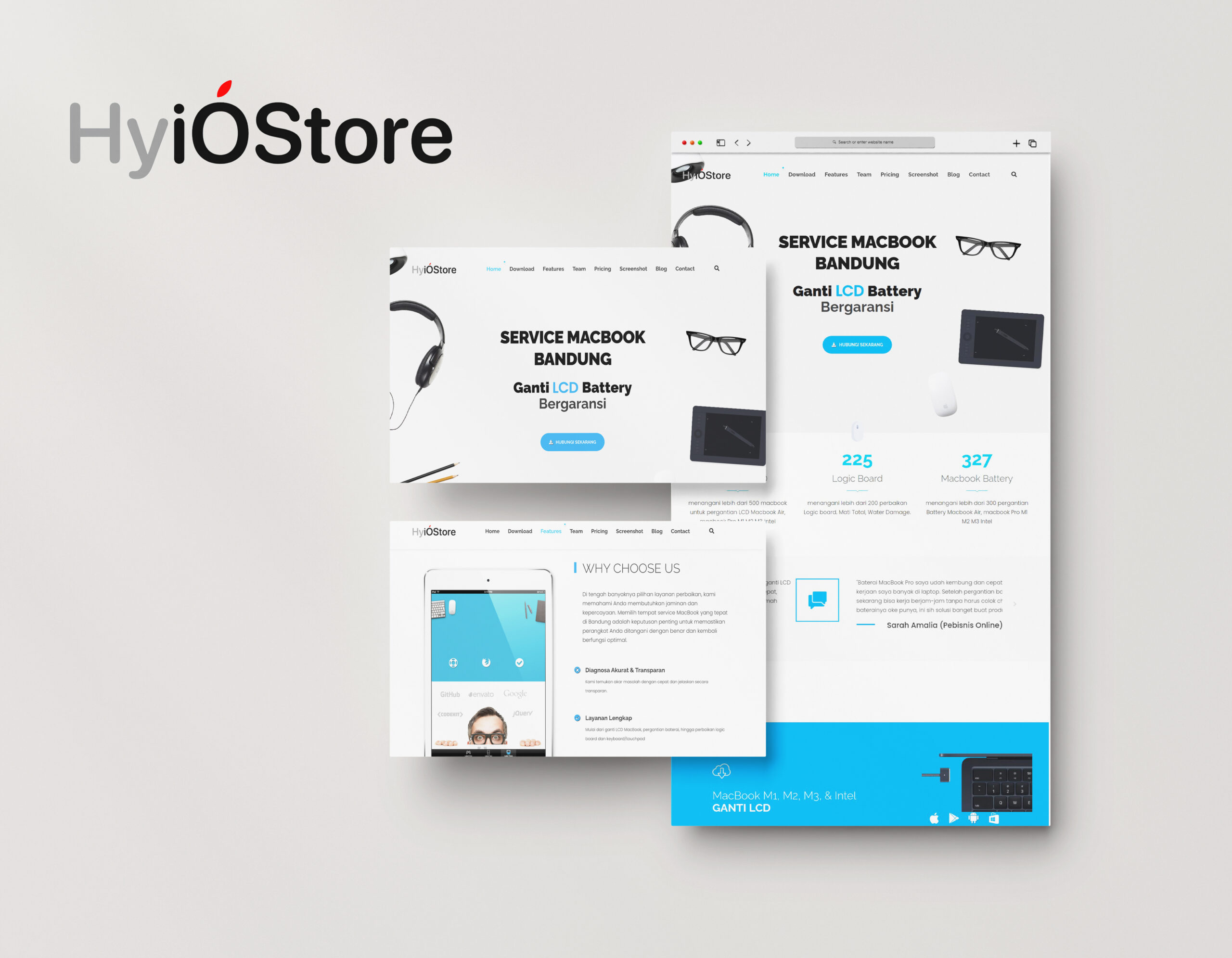 hyiostore service apple